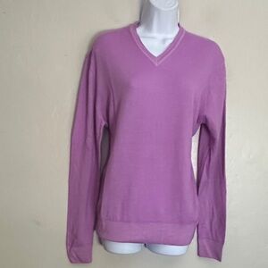 Vineyard Vines Lavender V-Neck Sweater
